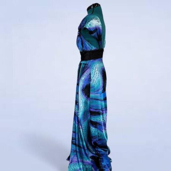 Vintage Dancing Queen U.S.A. Prom Evening‎ Dress - Size Small - Picture 2 of 8